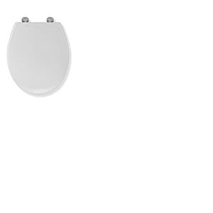 Croydex Eldon urée Soft Close Quick Release Top Fix antibactérien Abattant de WC, Blanc
