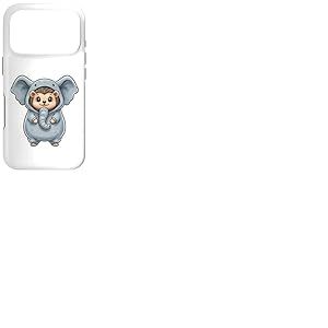 Costume de h&eacute;risson Mignon habill&eacute; en &eacute;l&eacute;phant Coque pour iPhone 17 Pro