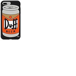 Coque pour iPhone 7 Plus/8 Plus The Simpsons Duff Beer Noir