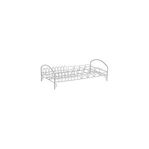 Typhoon Living Égouttoir à vaisselle en acier avec revêtement durable Gris 428 x 225 x 140 mm