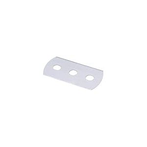 FACKELMANN Lames de Rechange pour grattoir de Nettoyage, Lames en Acier Inoxydable pour grattoir de Plaque de Cuisson, Lames pour grattoir de Plaque vitrocéramique (Couleur : argenté), quantité : 5