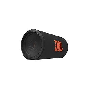 JBL BassPro Tube 12" 30cm Caisson de Basse Voiture Amplifié, Subwoofer Tube avec Amplificateur de Classe D 450W Max, Amplification puissante des Basses, Port Slipstream Basse breveté, télécommande