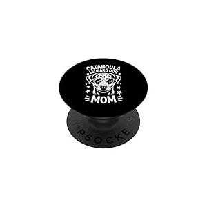 Catahoula Leopard Dog Mom Funny Catahoula Leopard Dog PopSockets PopGrip Adhésif