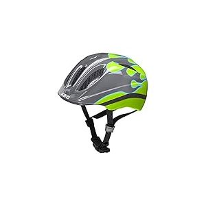 KED HELMETS Meggy II Trend Casque Vélo/E-Bike/VTT/VTC Jeunesse Unisexe, Flame Grey Green, 52-58cm