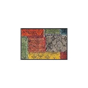 Wash + Dry Vintage Patches Tapis, Surface en Polyamide, Coloré, 40x60cm