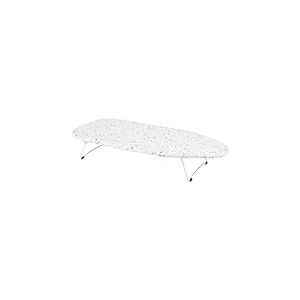 Kleeneze KL062291RBYEU Mini Petite Table Planche à Repasser, Table Repassage Voyage, 73 x 31 cm, Peu Encombrante et Idéale pour Appartements & Caravanes, Jambes Facilement Pliables, Motif de Ruby