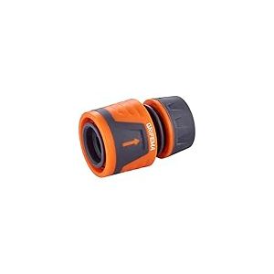 GRIFEMA GE1201, Raccord Tuyau D'arrosage - Connecteur Rapide 1/2 Pouces 13 mm, Connecteurs de Tuyau et de Robinet, Orange, Exclusivité Amazon