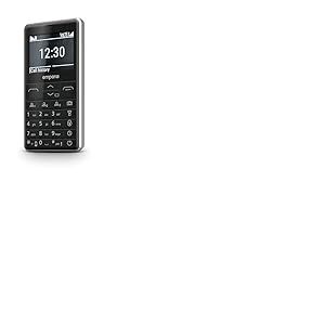 Emporia Prime LTE Téléphone Portable pour Seniors 4G sans contrat Écran 2,31" Noir