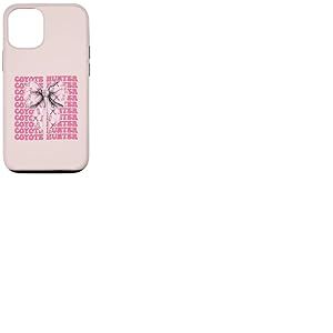 Ruban Rose Coyote Chasseur Coyote, Coquette Coque pour iPhone 12/12 Pro