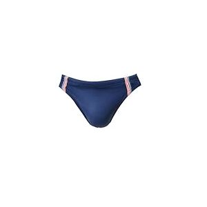 HOM Slip de Bain Micro Nautical Cup Swim Briefs, Marine Ruban rayé, S Men's