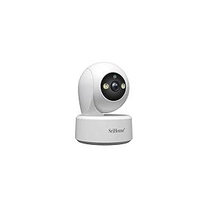 OBA SH064 Caméra de Surveillance WiFi 8 MP 4K : Audio 2 Voies, Détection Humaine/Pleurs, Zoom Ditital 3X, PTZ 360 degrés Vision Nuit, Dual Band, Hotspot AP, H.265