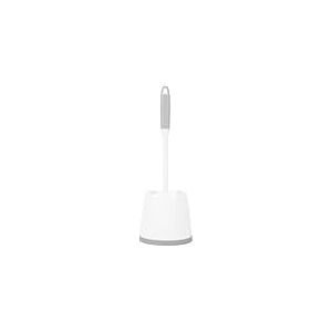 Beldray LA080714UFFEU7 Antibac Toilet Brush – Toilet Cleaner with Holder, Durable & Tough Bristles Treated to Eliminate Bacteria Build Up, Secure Brush Topper, Compact Non-Slip Base for Bathrooms