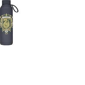 Quokka Bouteille isotherme en acier inoxydable solide avec crochet en ardoise 630 ml HP Serpentard