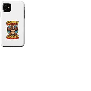Grizzly rigole avec Un Dessin anim&eacute; dr&ocirc;le d'ours Coque pour iPhone 11