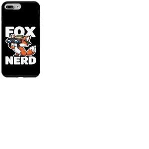 Fox Nerd Chapeau Explorateur avec Jumelles Coque pour iPhone 7 Plus/8 Plus