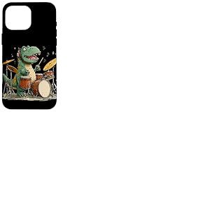 Costume de Dinosaure Amusant avec Tambour &agrave; Bascule pour gar&ccedil;ons et Filles Coque pour iPhone 16 Pro Max