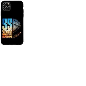 55e Anniversaire Homme basketteur Basket 55 Ans Coque pour iPhone 11 Pro Max