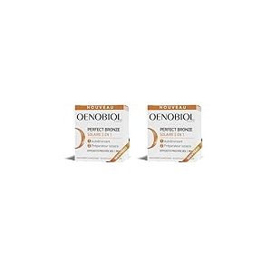 Oenobiol - Perfect Bronze Solaire 2-en-1 - Autobronzant et Préparateur Solaire - Efficacité Prouvée dès 1 Mois - Programme 1 Mois - 30 Capsules (Lot de 2)