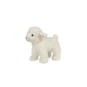 Uni-Toys - Agneau Blanc - 19 cm (Longueur) - Mouton, Animal de la Ferme - Peluche, Doudou