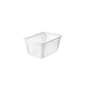 Orthex Panier &agrave; linge 46 L | Blanc | Maison, salle de bain, blanchisserie, jouets, magazines, mat&eacute;riel de sport | Poign&eacute;es ergonomiques | L59 x W41 x H27 cm