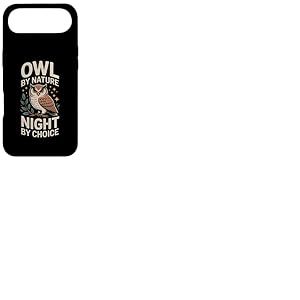 Hibou by Nature Night by Choice Hibou Nocturnal Nature Coque pour iPhone Air