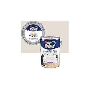 Ma Couleur Sur-mesure par Dulux Valentine – Peinture Intérieure Murs, Plafonds, Boiseries - Finition Parfaite - 98% d'opacité - Velours Lin Clair 5 L - Palette Authentique