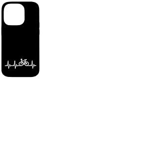 V&eacute;lo Artificiel avec Battement de c&oelig;ur - &Eacute;lectrocardiogramme Coque pour iPhone 14 Pro