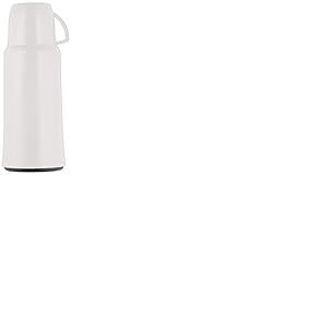 Helios Elegance Bouteille isotherme blanche 1,0 l – 6 h au chaud – Garde les boissons chaudes et froides – Design robuste – Idéal pour les déplacements