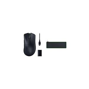 Razer DeathAdder V3 Pro + HyperPolling Wireless Dongle Bundle + Goliathus Extended Chroma