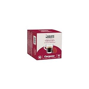 Bialetti Café Capsules compatibles Lavazza® - Corposo - 16 Capsules
