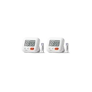 Blendura Minuteur Cuisine Minuteur Enfant, Time Timer avec Interrupteur d'alimentation, Adaptée à Diverses Occasions Telles Que Cuisine, Pâtisserie, Sport, Examens, Jeux, etc, Livré avec Une Pile AAA