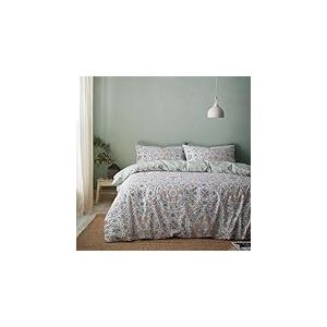 Pineapple Elephant Safiya Mandala Parure de lit r&eacute;versible avec Housse de Couette et taies d'oreiller Vert Super King