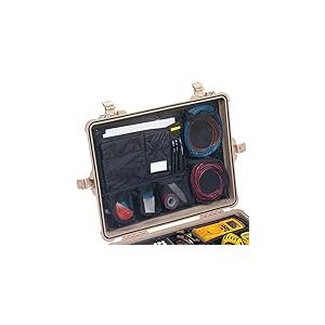 PELI 1609 Pochette Couvercle, Accessoire de la Valise Protector Originale, Compatible 1600 (Vendue s&eacute;par&eacute;ment), Couleur : Noir