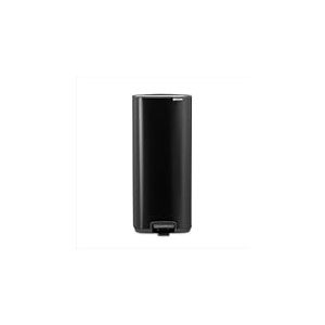 Brabantia Poubelle Bo 30L (Noir Mat) – Poubelle cuisine à pédale à fermeture progressive – Système de tri des déchets facile à nettoyer avec seau amovible – Sacs-poubelle PerfectFit gratuits inclus