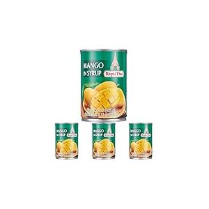 ROYAL THAI - Tranches de Mangue au sirop - 1 X 425 GR (Lot de 4)