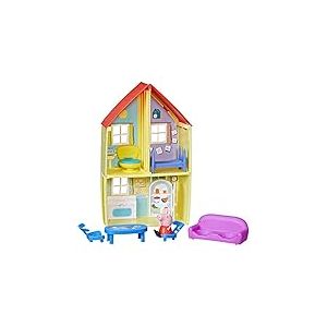 Peppa Pig Peppa’s Adventures Maison de Peppa avec Figurine de et 6 Accessoires, Jouet préscolaire
