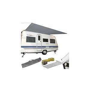 Bo-Camp Auvent Caravane Caravane-Travel-460x240 cm, Griss