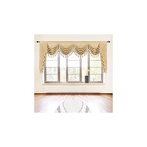 ELKCA Rideau de fen&ecirc;tre &eacute;pais en Chenille pour Salon, Chambre &agrave; Coucher (279 cm, 1 Panneau)