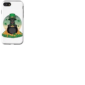 Scottish Terrier St Patricks Day Leprechaun Shamrock Coque pour iPhone SE (2020) / 7/8
