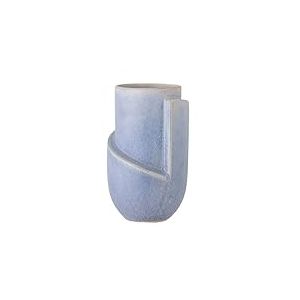 Bloomingville Norbert Vase Bleu en fa&iuml;ence 11,5 x 18,5 cm