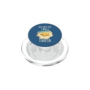 Past Life Étoile de mer Fan Plage Été Océan Happy Sea Sand PopSockets PopGrip pour MagSafe