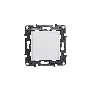 LEGRAND Couvercle aveugle pour installation encastrée, gamme Niloé Step, couleur blanc, 398306