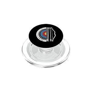 Cible de tir à l'arc Bowman Flèche Chasse Archer Vintage Tir à l'arc PopSockets PopGrip pour MagSafe