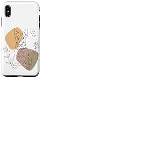 Line Art Scottish Terrier Minimalist Coque pour iPhone XS Max