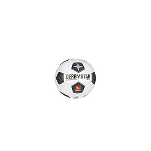 Derbystar Bundesliga Brillant Mini Classic V23 Soccer pour Hommes, Blanc/Noir/Gris, Taille Standard