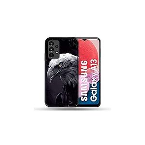 Coque pour Samsung Galaxy A13 Animal Aigle Royal Noir