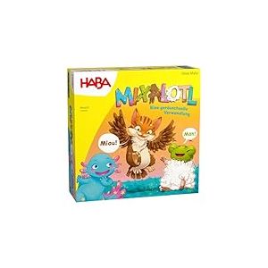 HABA Mixalotl - Jeu de devinettes Amusant pour Enfants à partir de 4 Ans - Reconnaître Les Animaux, Combiner des Cartes et reproduire Les Sons - 2012234001