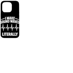 I Make Sound Waves Littéralement Ingénieur Audio Coque pour iPhone 15 Pro