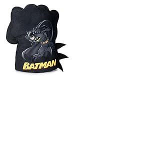 Grandi Giochi DC Comics Gants de Boxe en Peluche 25 cm 3 Assortis, Batman, Joker et Superman, Gants droitiers, DCC06110
