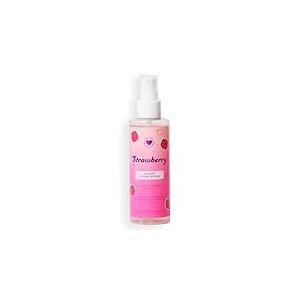 I Heart Revolution Strawberry Glow Fixing Spray, Spray Fixateur Éclat Scintillant, Vegan & Cruelty-Free, 100ml